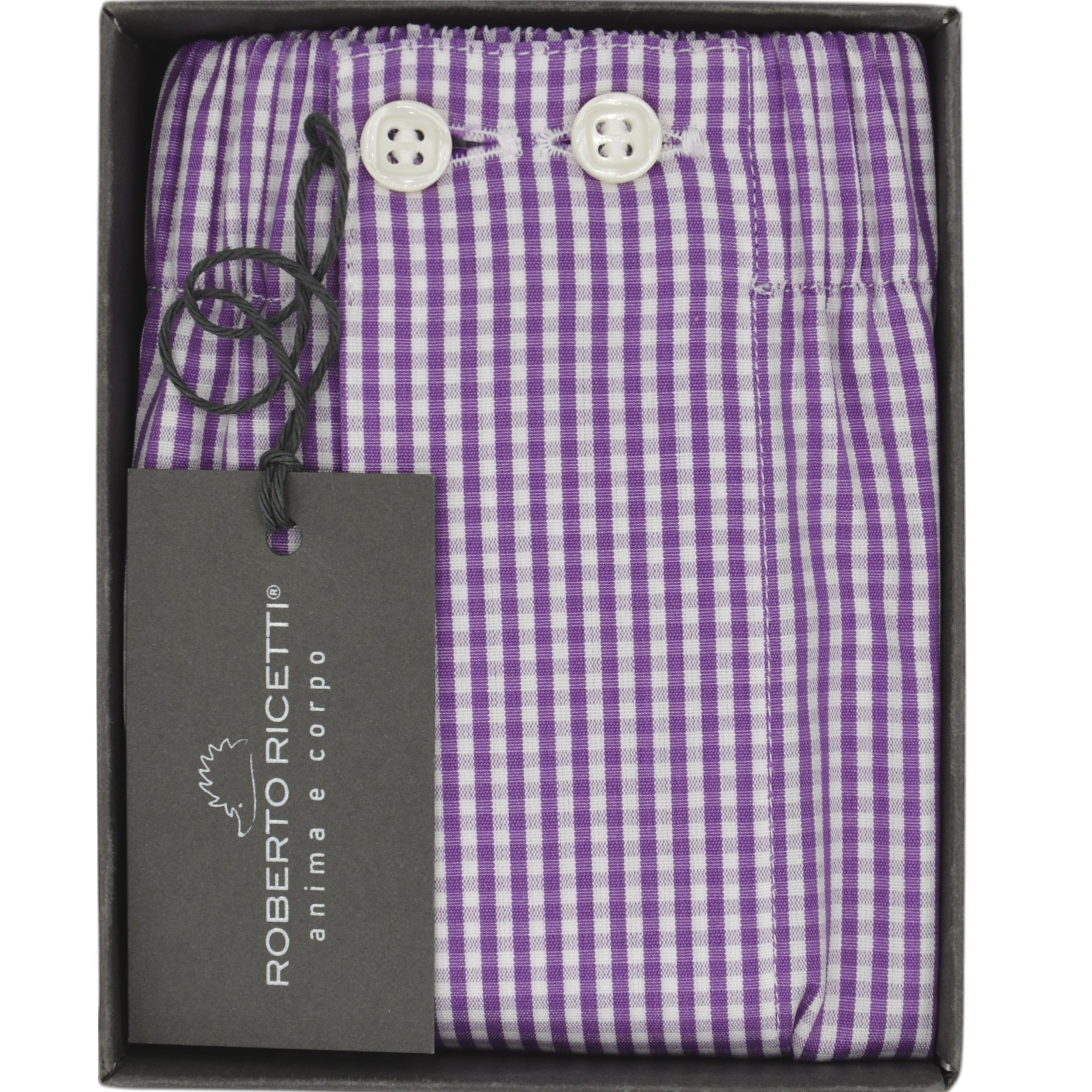 BOXER UOMO CLASSIC - VICHY LILLA