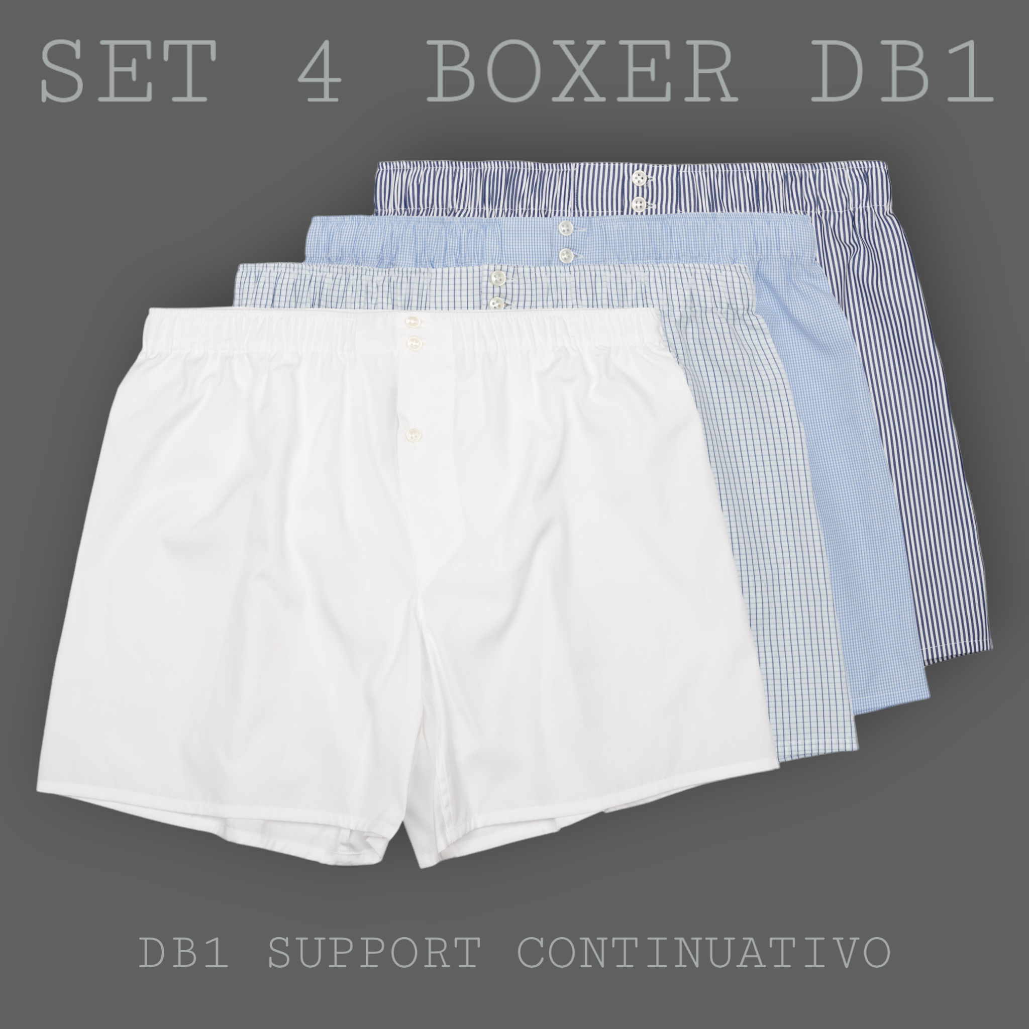 SET "MIX" - BOXER SUPPORT DB1 - SIZE 52