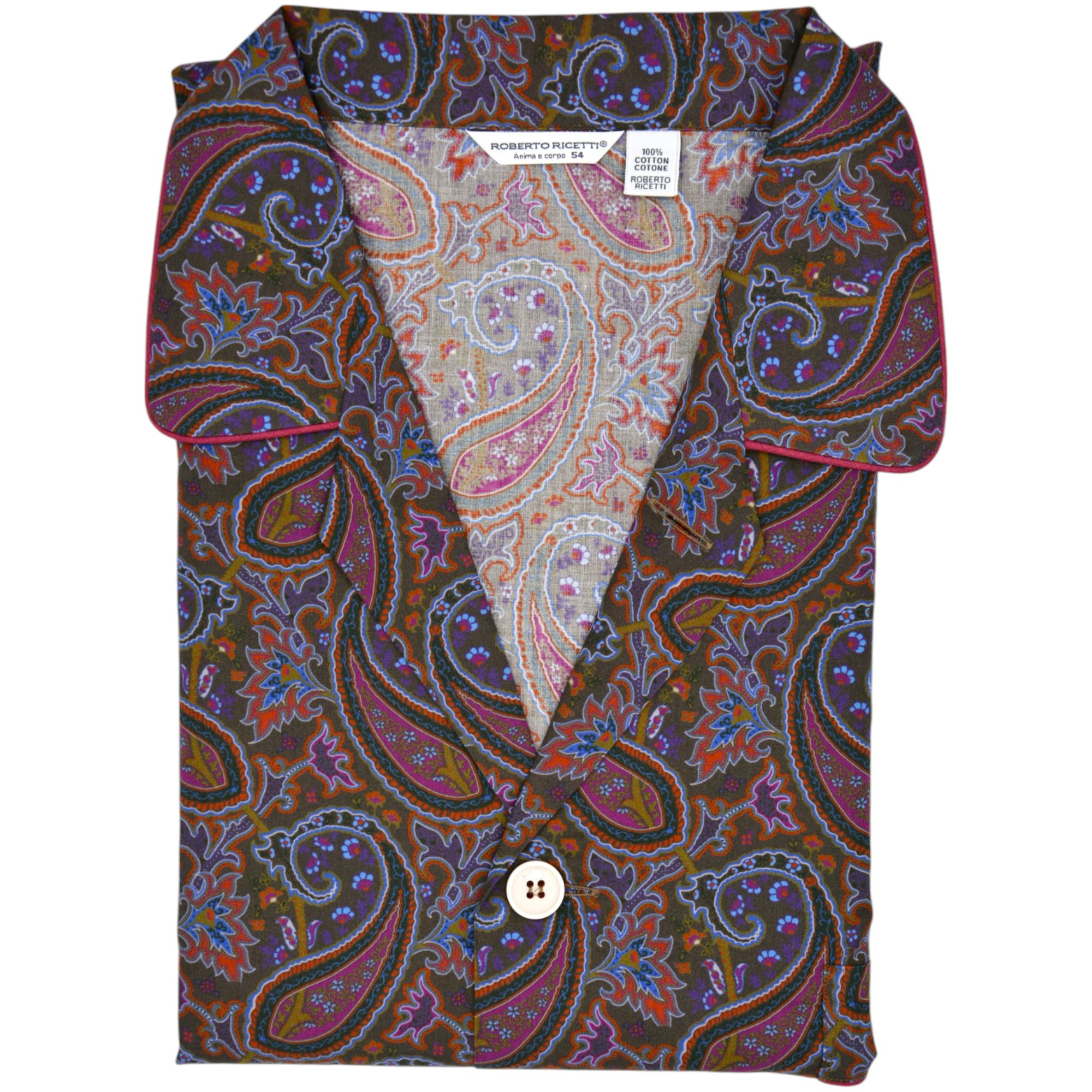 PIGIAMA UOMO AME - PAISLEY VIOLA