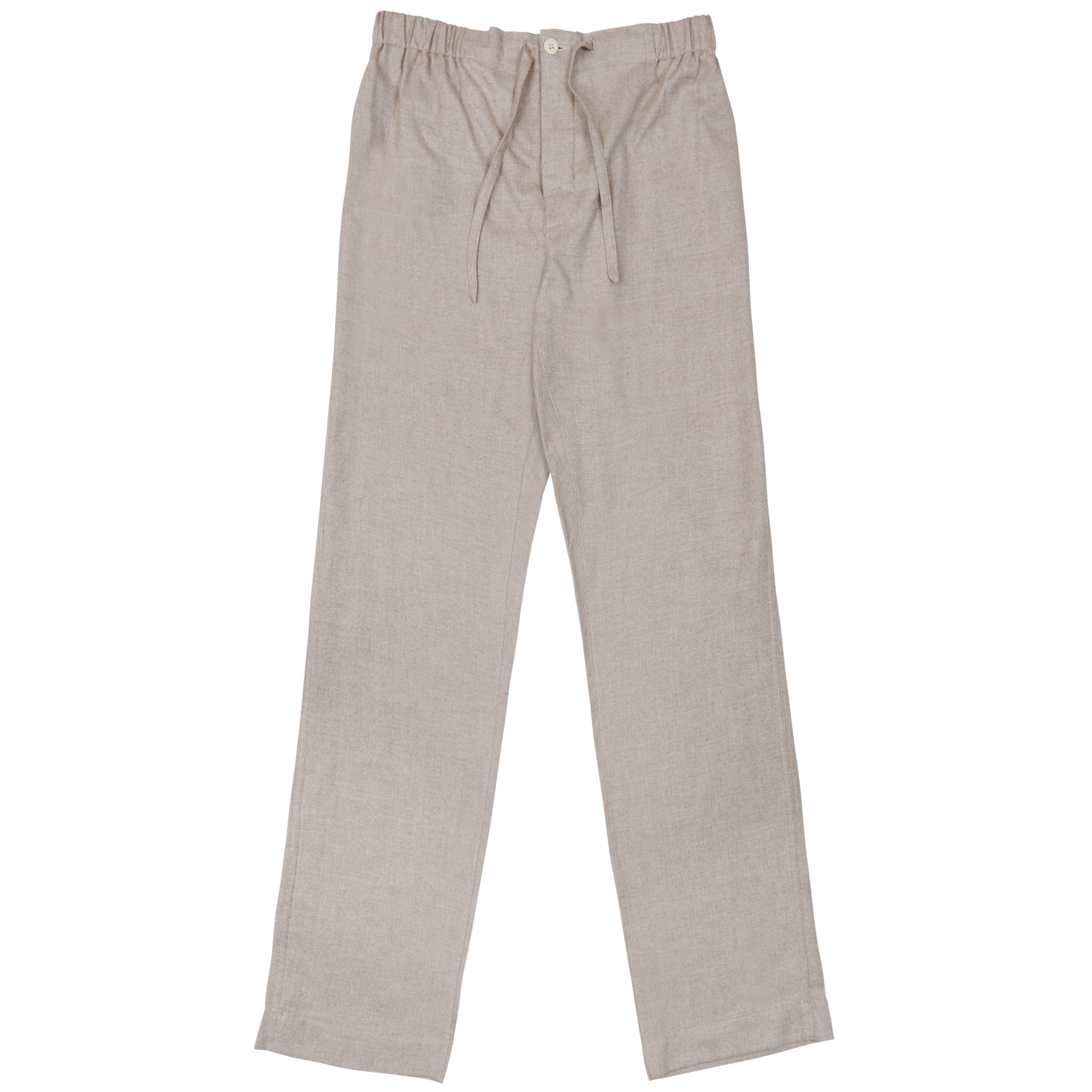 PANTALONE LUNGO - COTONE CALDO BEIGE