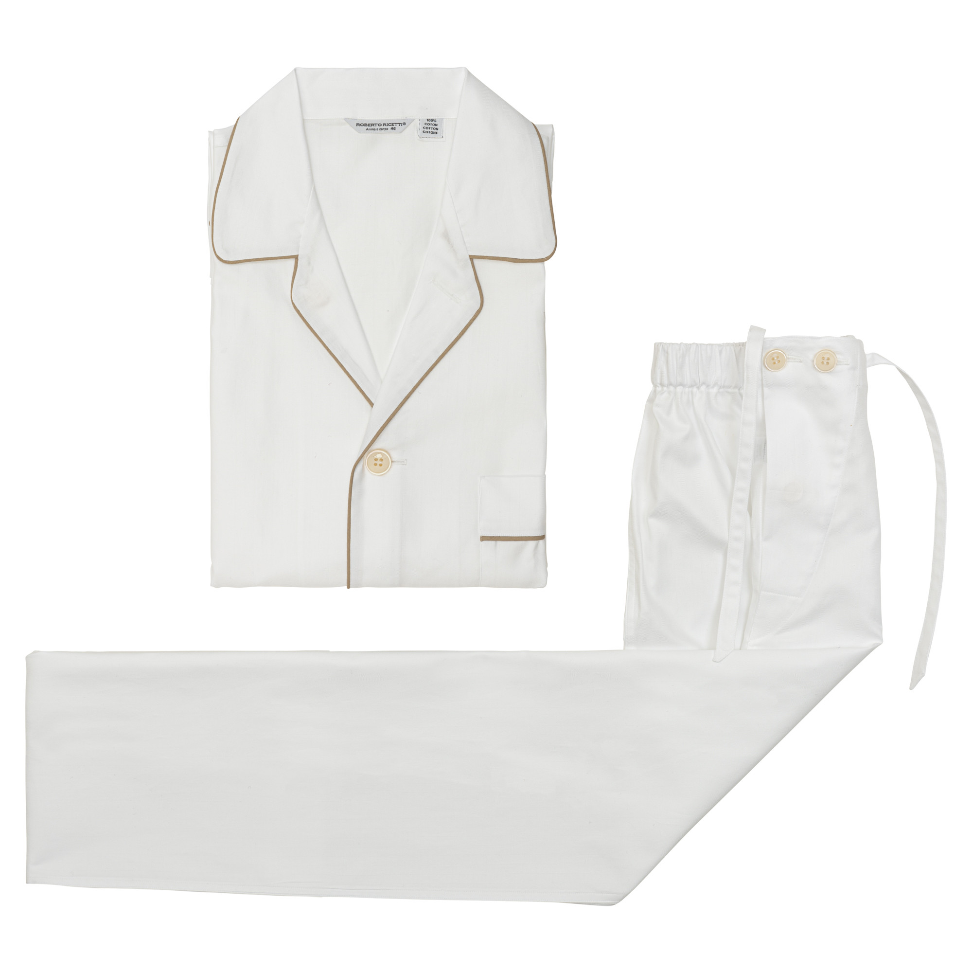 PIGIAMA VENEZIA LUNGO - BIANCO