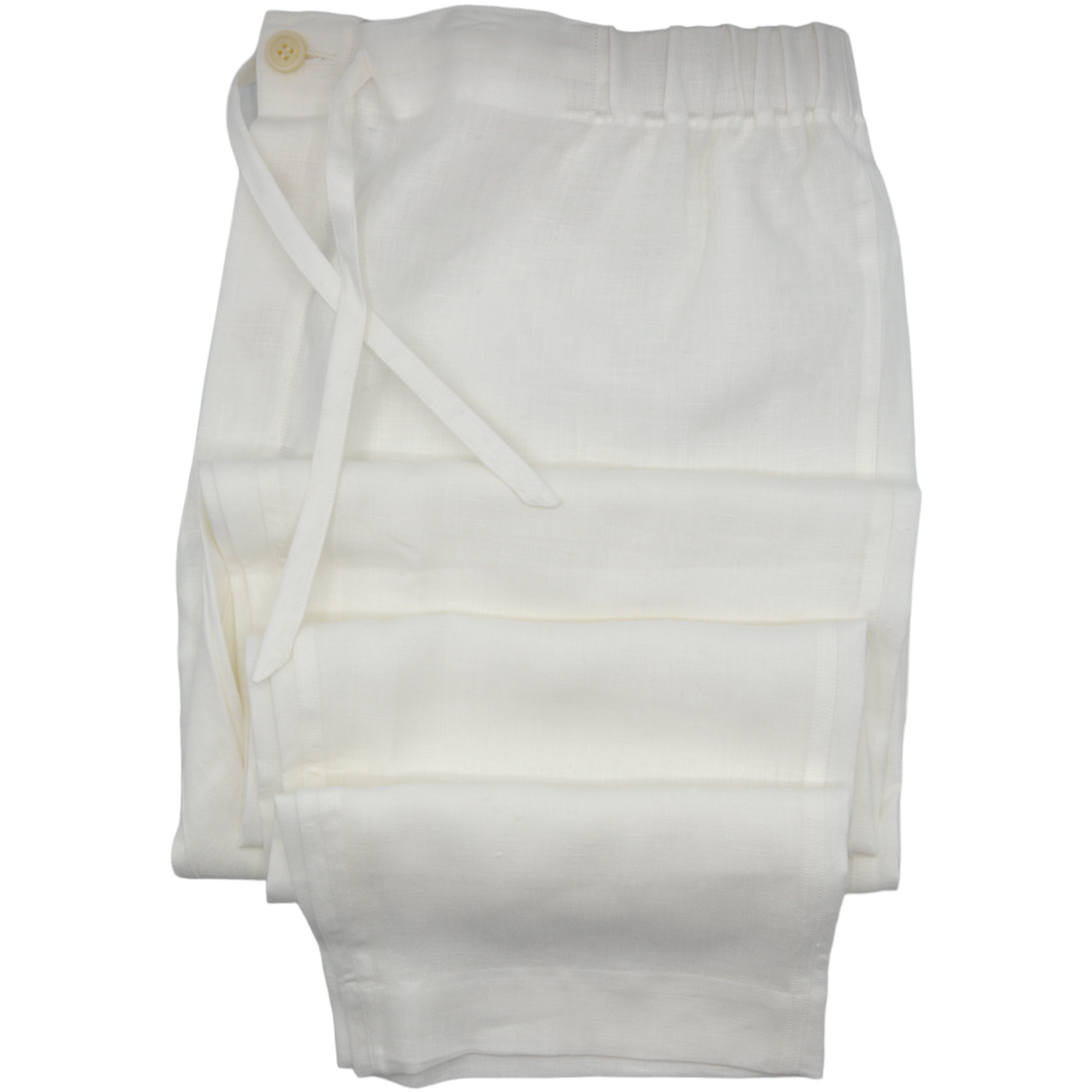 PANTALONE LUNGO - BIANCO IN LINO