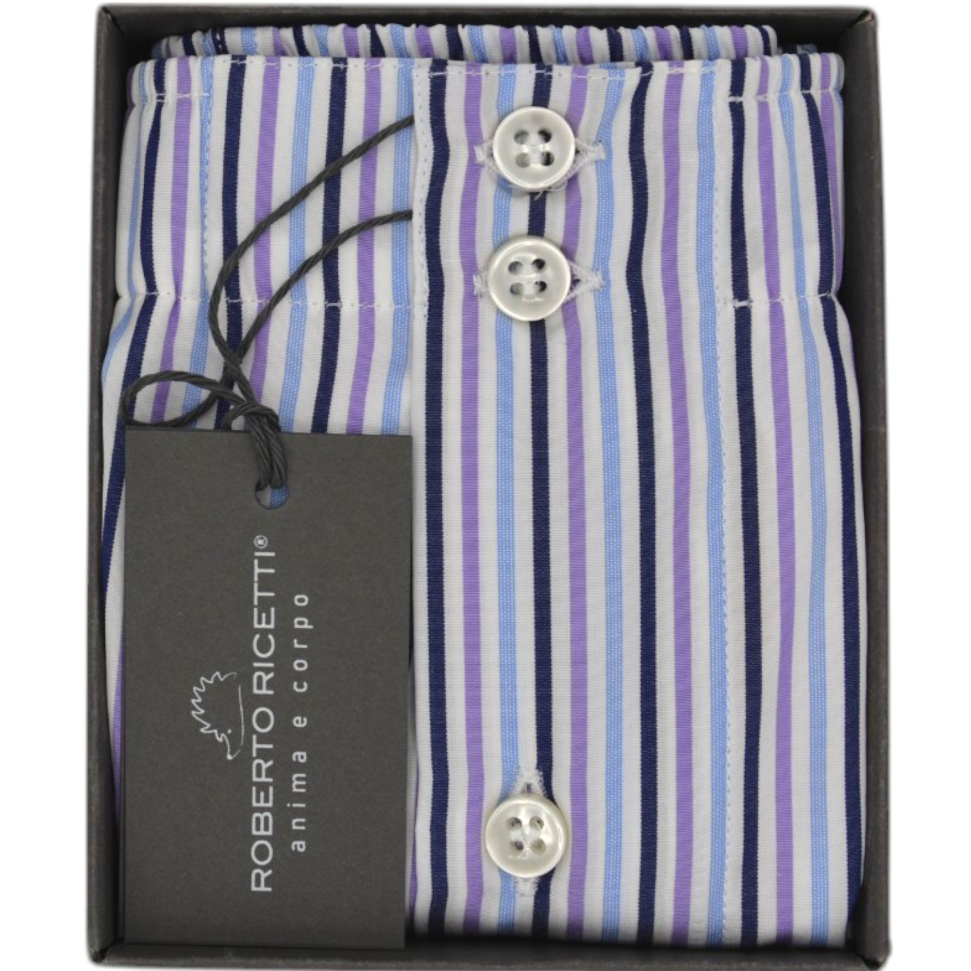 BOXER UOMO DB1 SUPPORT - MULTIRIGA VIOLA