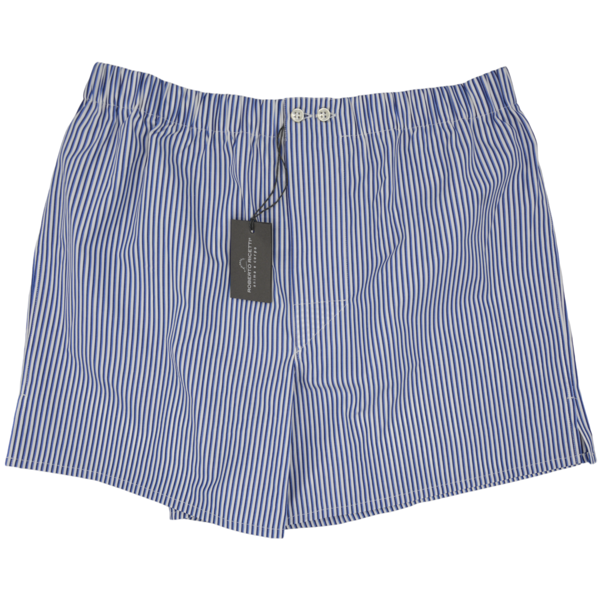 BOXER UOMO CLASSIC - BIANCO RIGA BLU E NERA