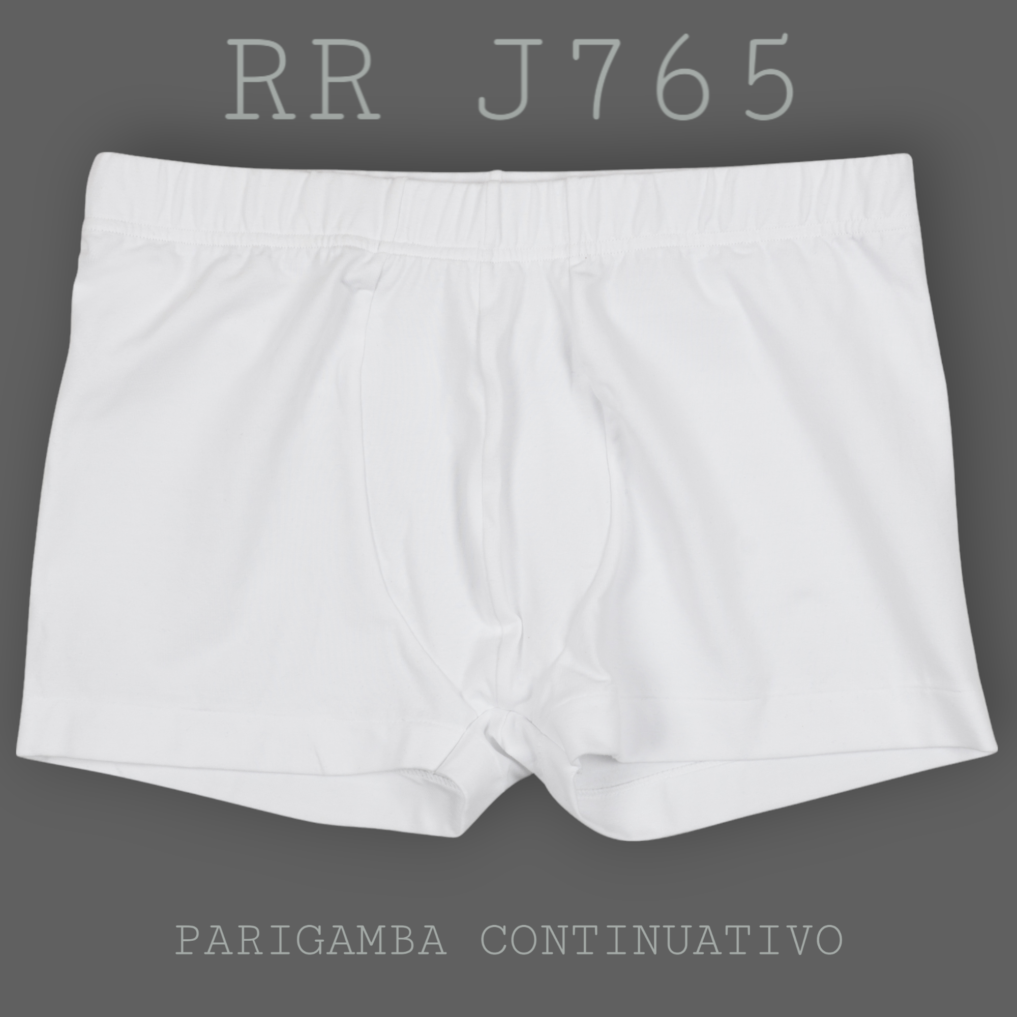 BOXER BIANCO PARIGAMBA - ELASTICIZZATO